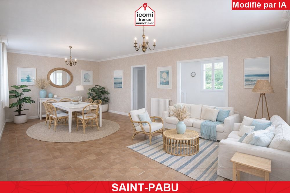 A VENDRE - MAISON T6 AVEC 5 CHAMBRES - PIECE DE VIE TRIPLE - SOUS SOL COMPLET - GARAGE - TERRAIN 700M² -
