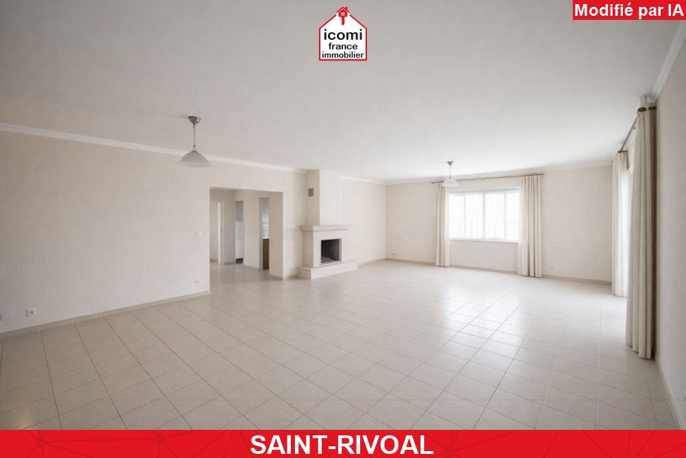 A VENDRE - MAISON RENOVEE EN 1999 DE 165M² - 4 CHAMBRES - SOUS SOL COMPLET - 3 HANGARS - 9000M² DE TERRAIN - PIECE DE VIE DE 67M²