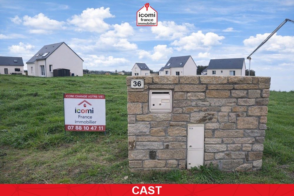 A VENDRE - TERRAIN CONSTRUCTIBLE - VIABILISE - 394 M2 - AU BOURG DE CAST- BELLE OPPORTUNITE