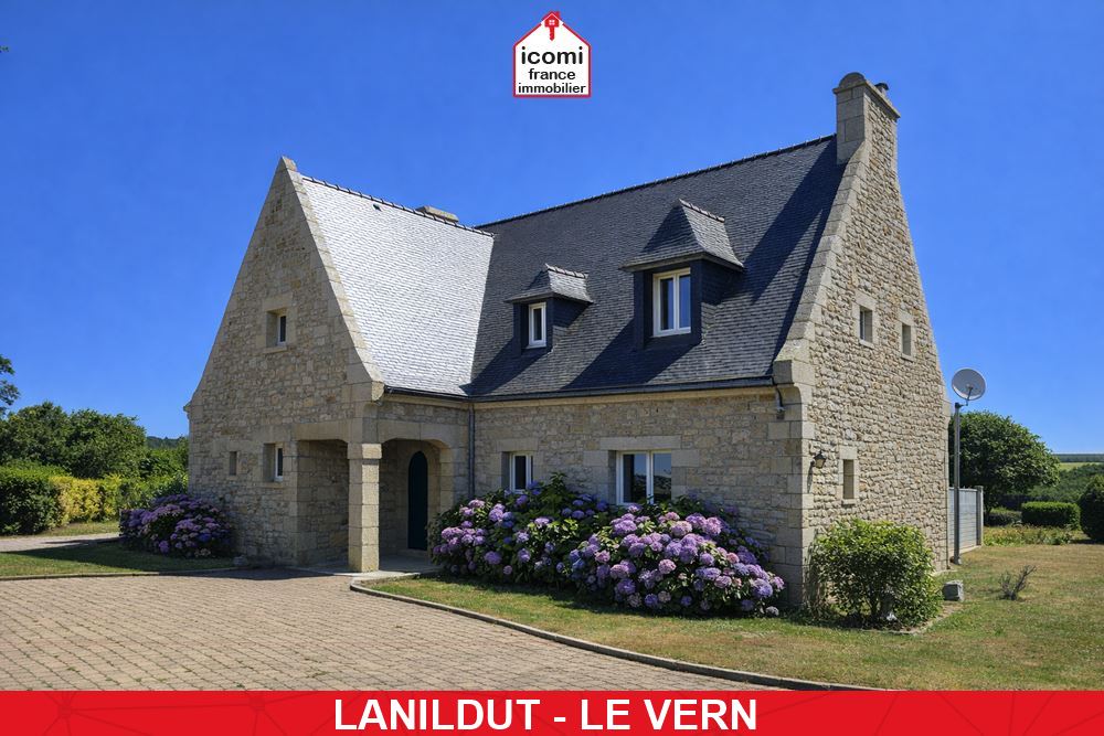 A VENDRE - PROPRIETE DE 170 M² AVEC ACCES DIRECT AUX ABERS - TERRAIN DE 5000 M² CLOS - GARAGE - VUE MAGIQUE ET EXCEPTIONNELLE SUR LES ABERS