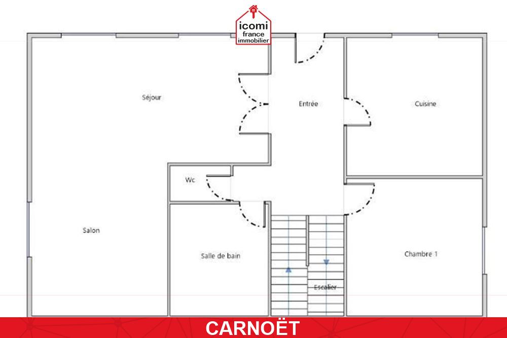 A VENDRE - MAISON 132 M2 - CONSTRUCTION 1981 - 5 CHAMBRES - SOUS-SOL - A RAFRAICHIR - 2 PETITES DEPENDANCES ET UN HANGAR - 3700 M2 DE TERRAIN - A 5MIN EN VOITURE DE LA VALLEE DES SAINTS
