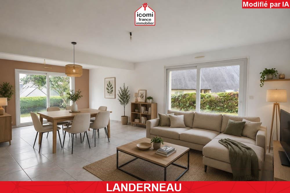 A VENDRE - MAISON INDIVIDUELLLE DE 167M² - 7 CHAMBRES - GARAGE - JARDIN DE 1000 M² - FENETRES PVC - DPE C -