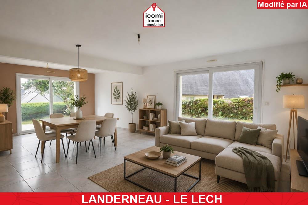 A VENDRE - MAISON  INDIVIDUELLLE DE 167M² - 7 CHAMBRES - GARAGE - JARDIN DE 1000 M² - FENETRES PVC - DPE C - 