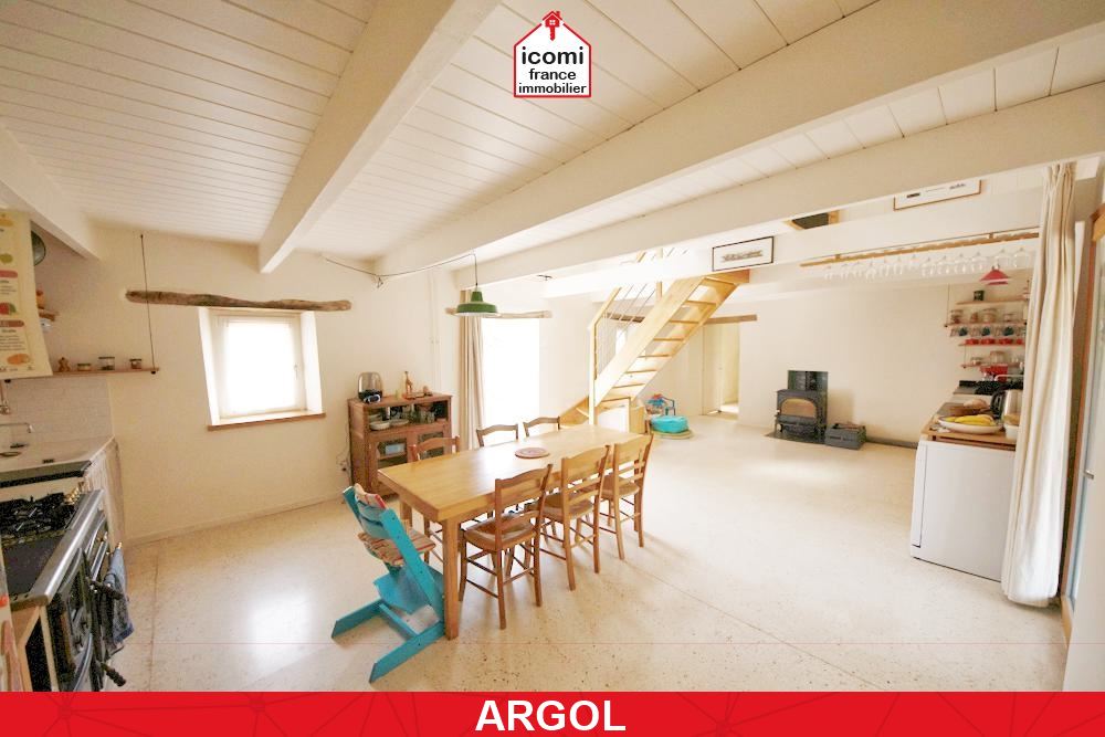 A VENDRE - MAISON 123M2 CARREZ - 144M2 UTILE - 4 CHAMBRES - RENOVEE A NEUF - GRAND HANGAR - 7 HA -