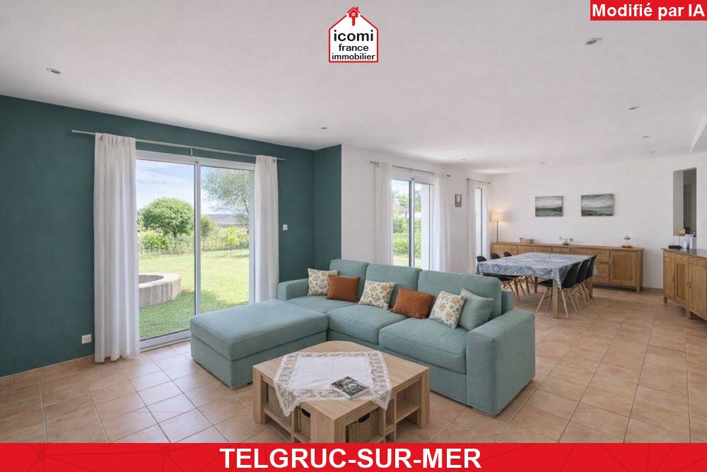 A VENDRE - MAISON - T5 - 4 CHAMBRES - MAISON DE 2005 - TERRAIN CLOS - DPE D - A 2 MIN DE LA MER - AUCUNS TRAVAUX.