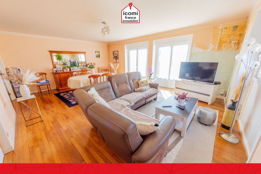 A VENDRE - APPARTEMENT T5 133M² - 4 CHAMBRES - DALLE BETON - SEUL A L'ETAGE - GARAGE - BEAU POTENTIEL