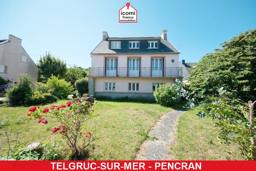 A VENDRE - MAISON 154M2 - 3 APPARTEMENTS (2 APPARTEMENTS TYPE T2 - 1 APPARTEMENT TYPE T1)- 1000M2 DE TERRAIN CONSTRUCTIBLE - DIVISION A ETUDIER - A 5MIN DE LA PLAGE DE TREZ BELLEC