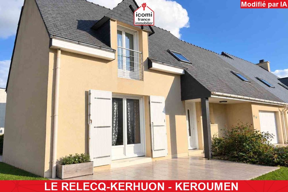 A VENDRE - MAISON DE 1988 - 109 M2 CARREZ- 4 CHAMBRES + 1 BUREAU - GRAND GARAGE - COMMERCES ET ECOLES A PIED - 