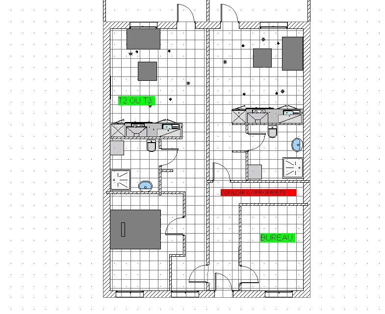 BREST - APPARTEMENT - 100 M2 - 2 PIECES
