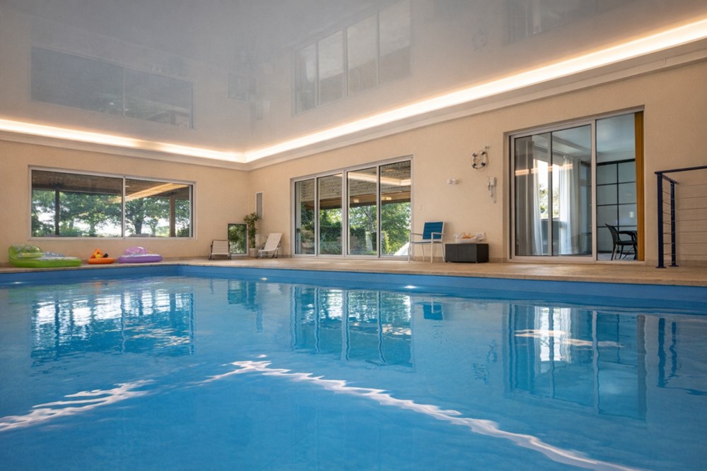 PROPRIETE T8 DE 200M² SUR 2000M² DE TERRAIN - 5 CHAMBRES - PISCINE CHAUFFEE - SALLE DE SPORT/JEUX - RARE - EXCEPTIONNEL photo 2