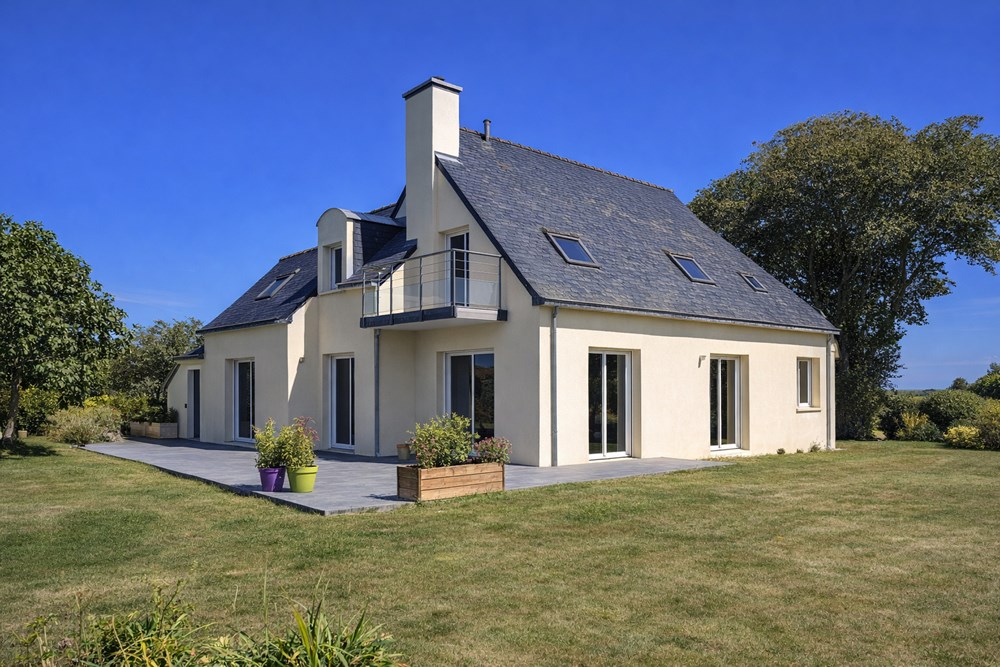 MAISON T7 DE 180 M² - TERRAIN 3500M² - CONTEMPORAINE DE 2008 - STANDING - CALME