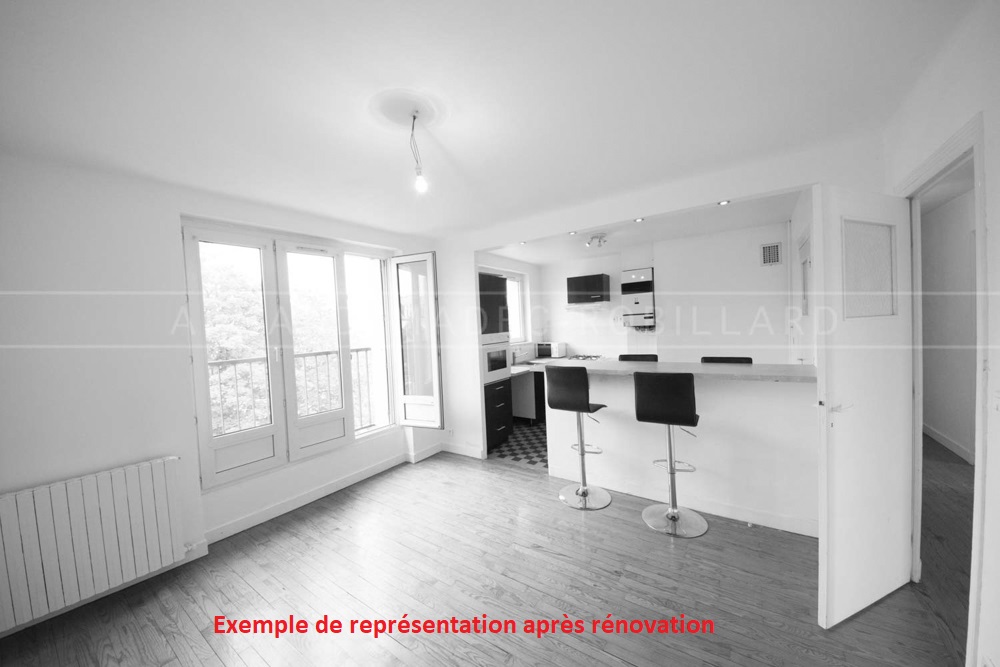 APPARTEMENT T3 DE 57 M² - FAIBLE CHARGES - DALLE BETON - PREVOIR RENOVATION photo 3