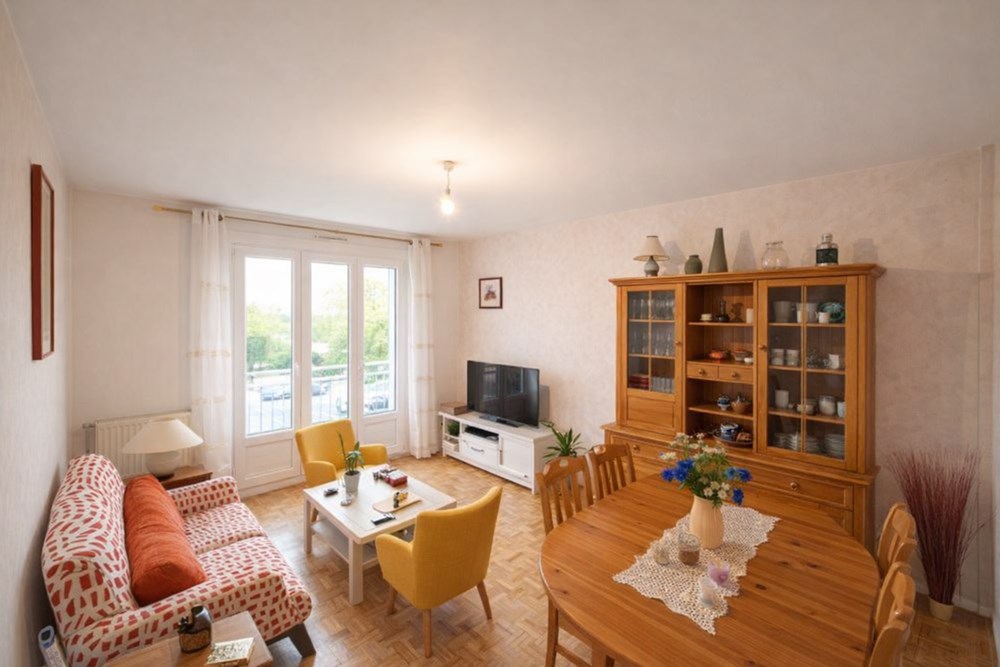 BREST RIVE DROITE - APPARTEMENT DE 68M² - 3 CHAMBRES - BALCON ET CAVE