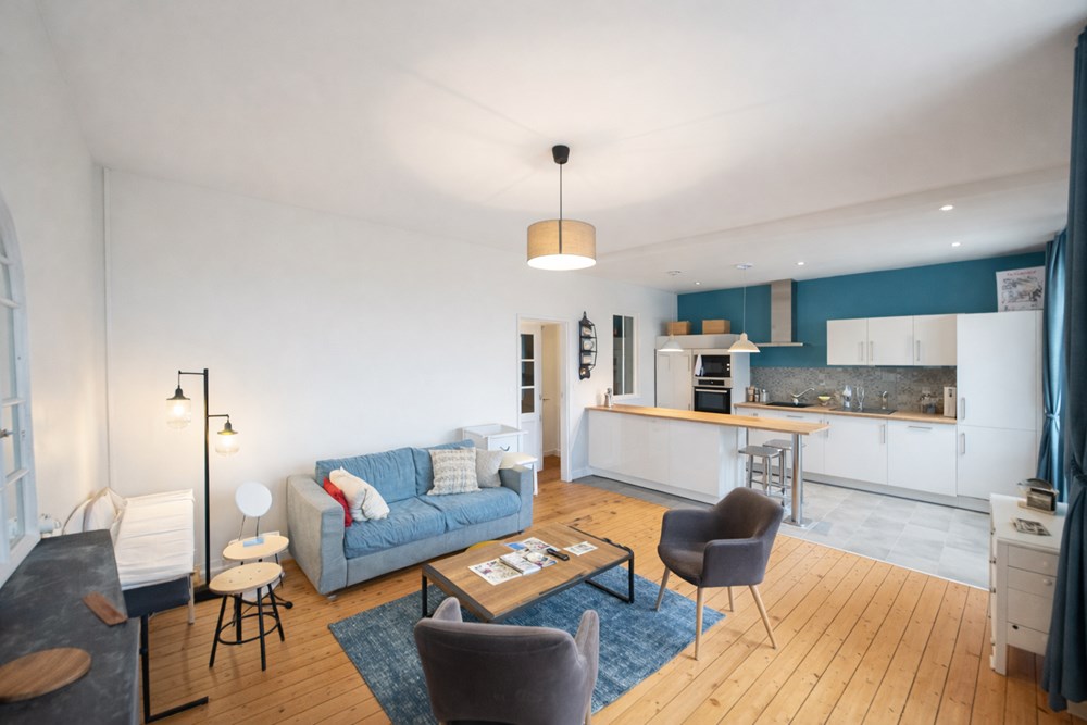 APPARTEMENT 60 M² - VUE MER - ST MICHEL - PROCHE GARE - DERNIER ETAGE - COUP DE COEUR photo 2