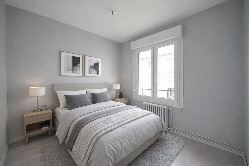 APPARTEMENT T2 DE 44M² AVEC CAVE - PETITE COPROPRIETE - 1 CHAMBRE POSSIBLE 2 - BELLE PIECE DE VIE - DERNIER ETAGE photo 3