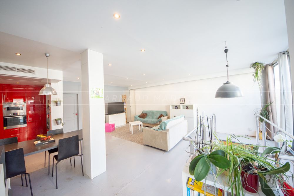 APPARTEMENT LOFT DUPLEX DE 110M² EN REZ DE TERRASSE - 3 CH - GARAGE - ENTREE INDEPENDANTE COMME UNE MAISON - RARE photo 5