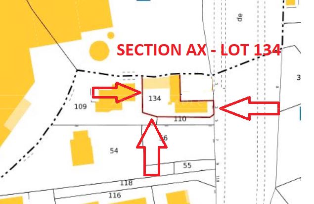 FONCIER DE 353M² AVEC BATI DE 150M² ENVIRON - PROXIMITE CENTRE LECLERC PORTE DE GOUESNOU