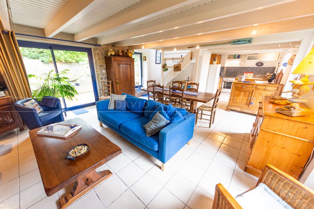MAISON PENTY BRETON T5 94M² - 3 CHAMBRES - VUE MER - AUCUN TRAVAUX - TERRAIN CLOS 450M²