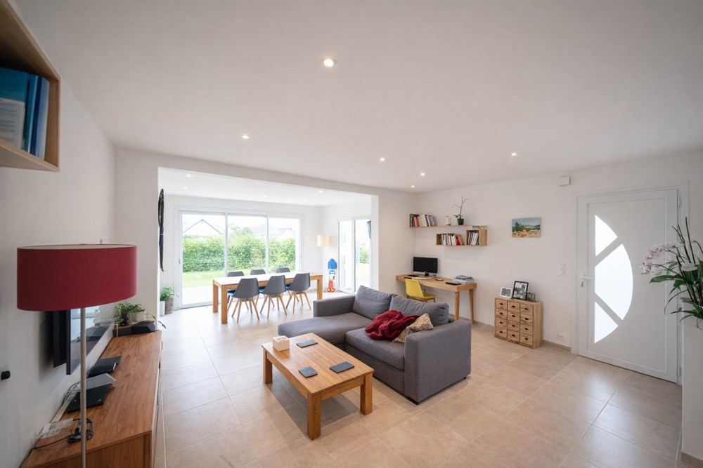 MAISON 107M² DE 2016 - GRANDE PIECE DE VIE - 3 CHAMBRES - DEUX SALLE DE BAIN - TERRAIN 400M² - PLEIN PIED photo 2