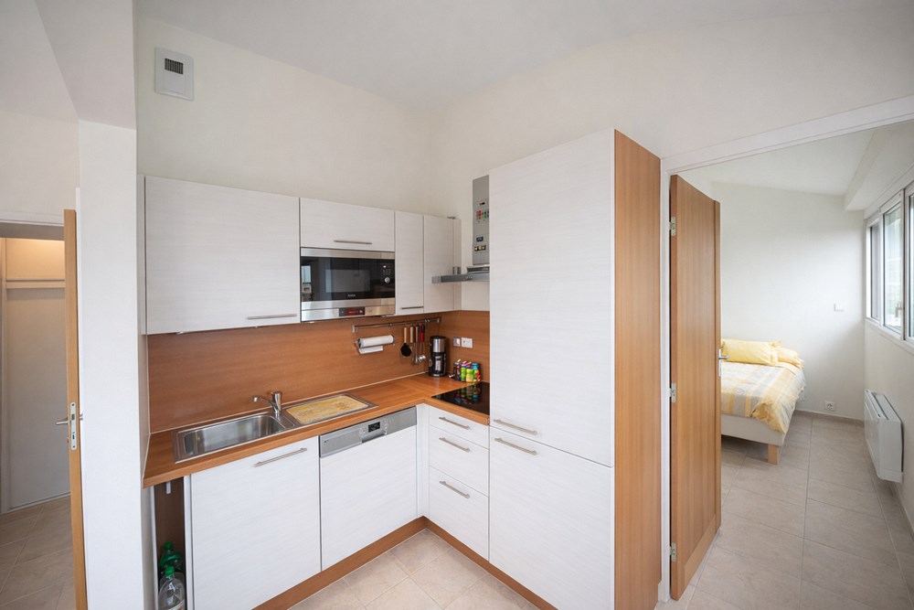 APPARTEMENT T3 - PIECE DE VIE EXPOSE SUD AVEC ACCES TERRASSE ET VUE MER - DOUBLE GARAGE (OPTION) - RARE photo 3
