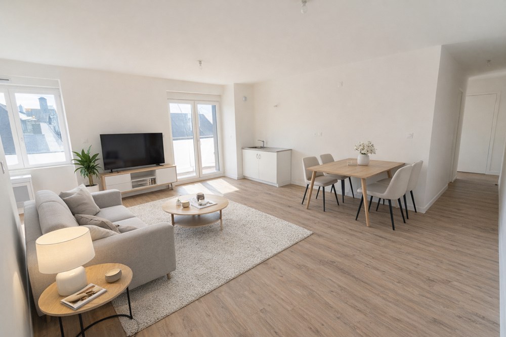 APPARTEMENT T3 58M² AVEC 2 CHAMBRES - BALCON - ASCENSEUR - ACCES PMR - LOCAL VELO
