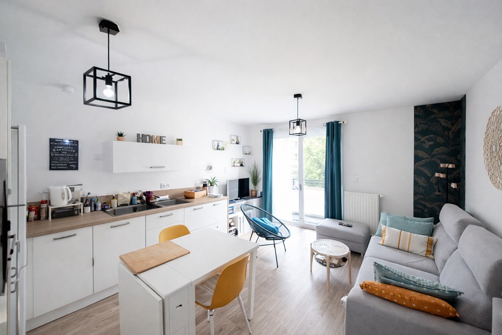 APPARTEMENT 42M² - 1 CHAMBRE - IMMEUBLE RECENT 2015 - PLACE DE PARKING - BALCON - FAIBLE CHARGES photo 3