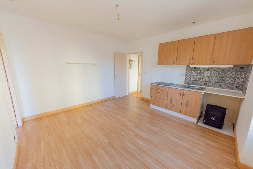 APPARTEMENT T2 33M² - 1 CHAMBRE - DERNIER ETAGE - CAVE - LUMINEUX - CUISINE OUVERTE photo 4