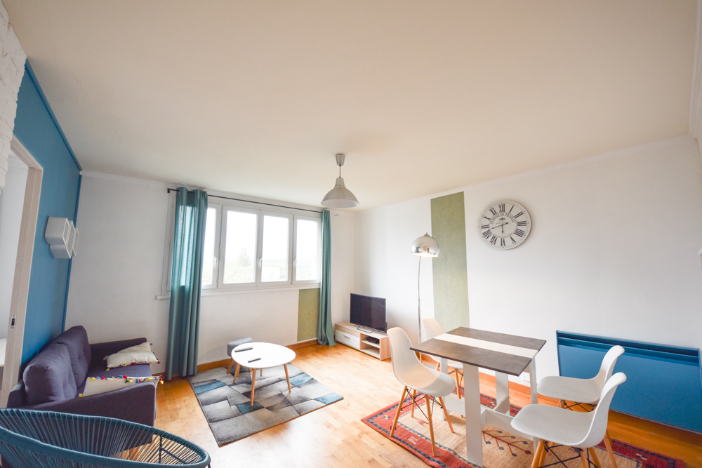 APPARTEMENT A KERGOAT - T4 DE 73 M2 - LUMINEUX - 3 CHAMBRES EN COLOCATION - ASCENSEUR - CAVE - photo 2