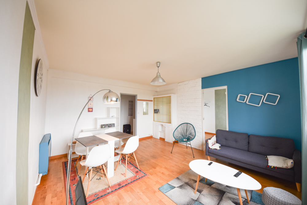 APPARTEMENT A KERGOAT - T4 DE 73 M2 - LUMINEUX - 3 CHAMBRES EN COLOCATION - ASCENSEUR - CAVE -