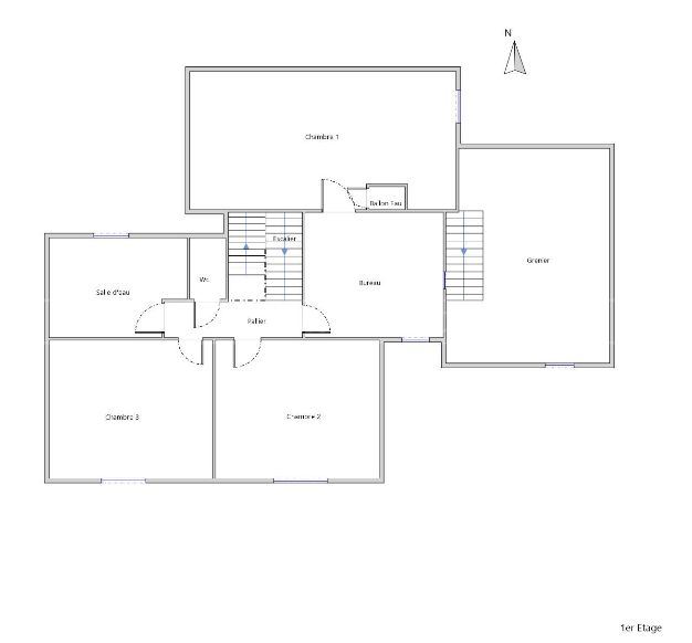 MAISON CONTEMPORAINE DES ANNEES 2000 - PIECE DE VIE TRIPLE 55 M² - 4 BELLES CHAMBRES - ACCES PMR - TERRAIN CLOS 1000 M² - LA PLAGE A 1MN photo 5