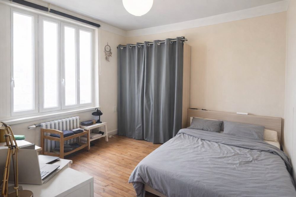 RUE ST SAENS - APPARTEMENT T2 DE 48M2 - 1 CHAMBRE - LUMINEUX - BEAU POTENTIEL - CHAUFFAGE COLLECTIF - CAVE photo 4