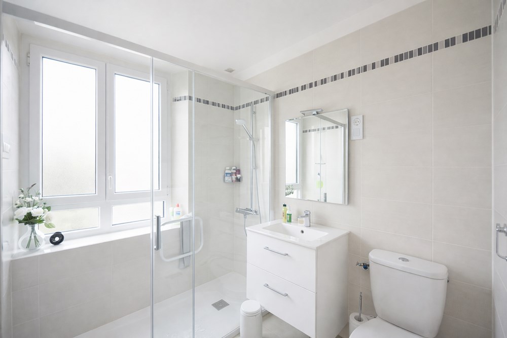 LAMBEZELLEC- MAISON DE 97 M2 - 4 CHAMBRES - GRENIER AMENAGEABLE - GARAGE - FENETRES PVC - VOLETS ELECTRIQUES - DPE D - JARDIN 360 M2 photo 5