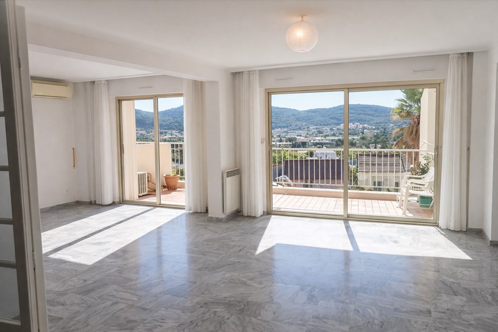 APPARTEMENT T5 TRAVERSANT - RESIDENCE STANDING - TERRASSE AVEC STORE BAN - ASCENSEUR - CAVE - CALME - VUE PANORAMIQUE - PARKING - RARE photo 2