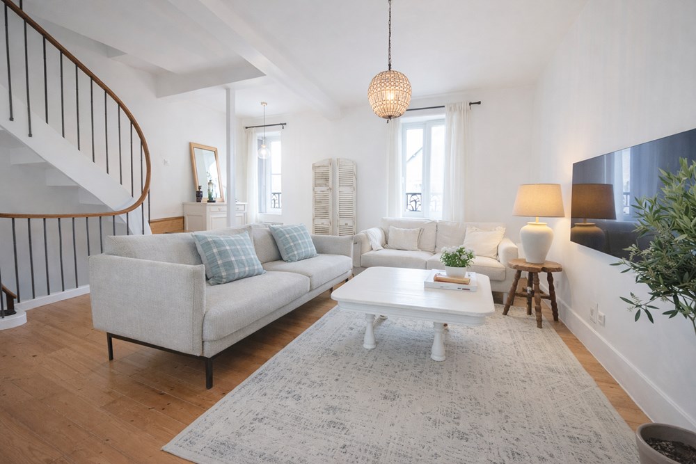 MAISON DE VILLE AVEC JARDIN - ENTIEREMENT RENOVEE EN 2023 - 121 M2 - 3 CHAMBRES - EXCELLENT DPE : C - COUP DE COEUR photo 2