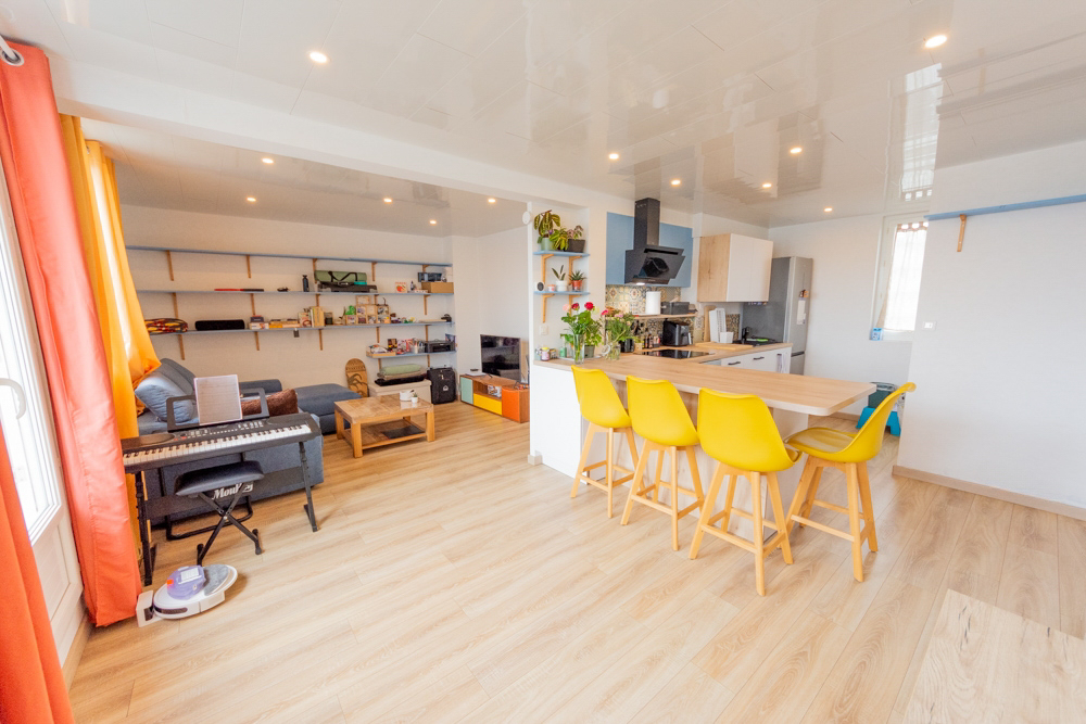 APPARTEMENT T3 60M² - 2 CHAMBRES - DALLE BETON - SANS TRAVAUX - BELLE EXPOSITION