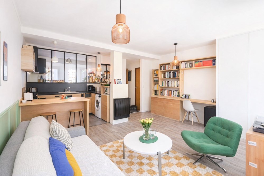 APPARTEMENT DE 38 M2 - SANS VIS A VIS - AUCUN TRAVAUX - FAIBLES CHARGES - VMC - EXCELLENT DPE C - CHAUFFAGE ELECTRIQUE - photo 2