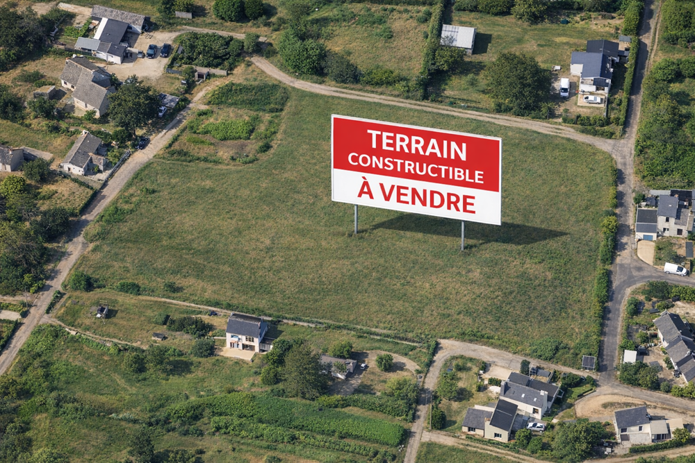 TERRAIN DE 6188 M2 - A VIABILISER - PROCHE PLAGE DES SABLES BLANCS - IDEAL INVESTISSEURS
