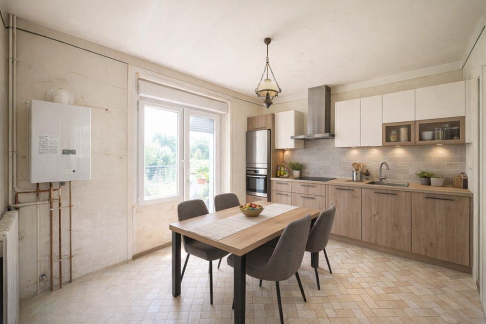 MAISON - A 200 M DE LA ROUTE DE LA CORNICHE - 86 M2 - 3 CHAMBRES - VUE MER - RARE SUR LE SECTEUR -SURELEVATION A ETUDIER photo 3