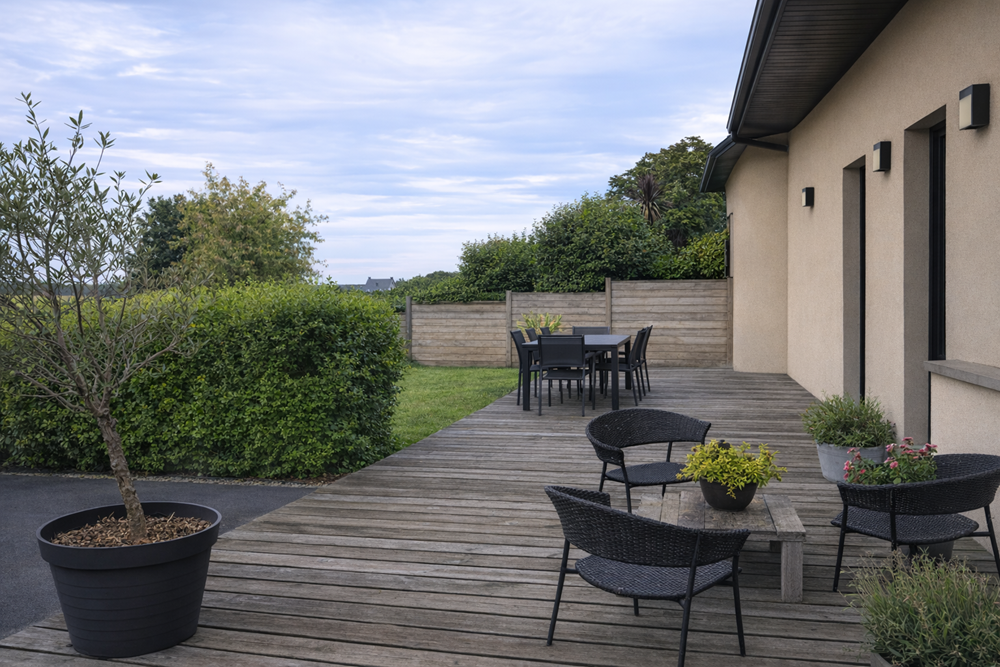 MAISON CONTEMPORAINE T5 DE 106M² AVEC PIECE DE VIE TRIPLE EN REZ DE JARDIN SUR +300M² DE TERRAIN ENVIRON - LIBRE JUILLET 2027 photo 3