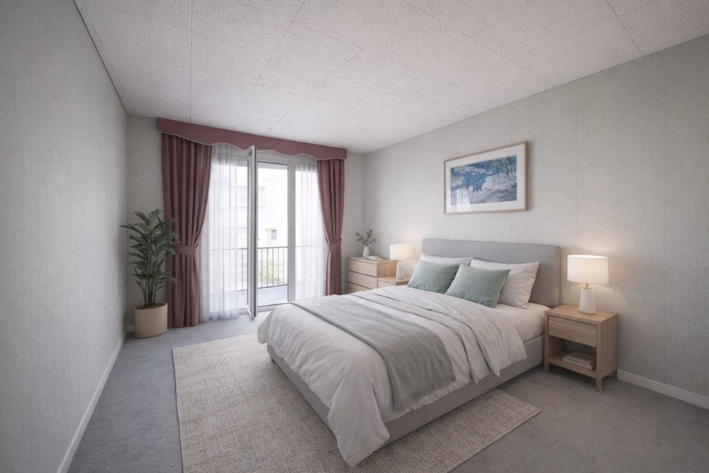 APPARTEMENT DE 83 M2- 2 CHAMBRES (POSSIBLE 3 )- DALLE BETON - ASCENSEUR - CAVE - BEAU POTENTIEL - DPE D - RAVALEMENT IMMEUBLE DE 2025 photo 3