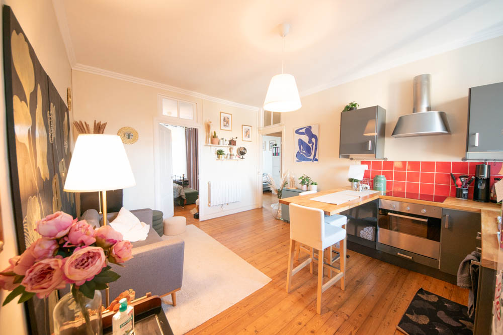 APPARTEMENT T3 DE 48 M2 - DERNIER ETAGE - SANS TRAVAUX - CAVE - CHAUFFAGE ELECTRIQUE - FAIBLE CHARGES - PROXIMITE GARE photo 2
