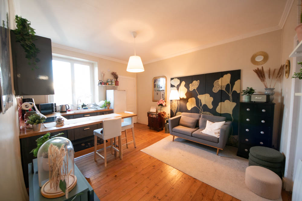 APPARTEMENT T3 DE 48 M2 - DERNIER ETAGE - SANS TRAVAUX - CAVE - CHAUFFAGE ELECTRIQUE - FAIBLE CHARGES - PROXIMITE GARE