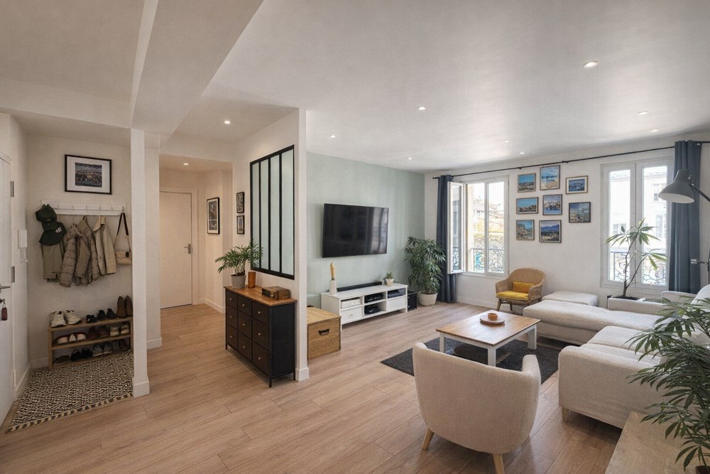 APPARTEMENT - T3 - 2 CHAMBRES - BELLES PRESTATIONS - DPE D - AUCUNS TRAVAUX - RARE SUR LE MARCHE - CAVE. photo 4