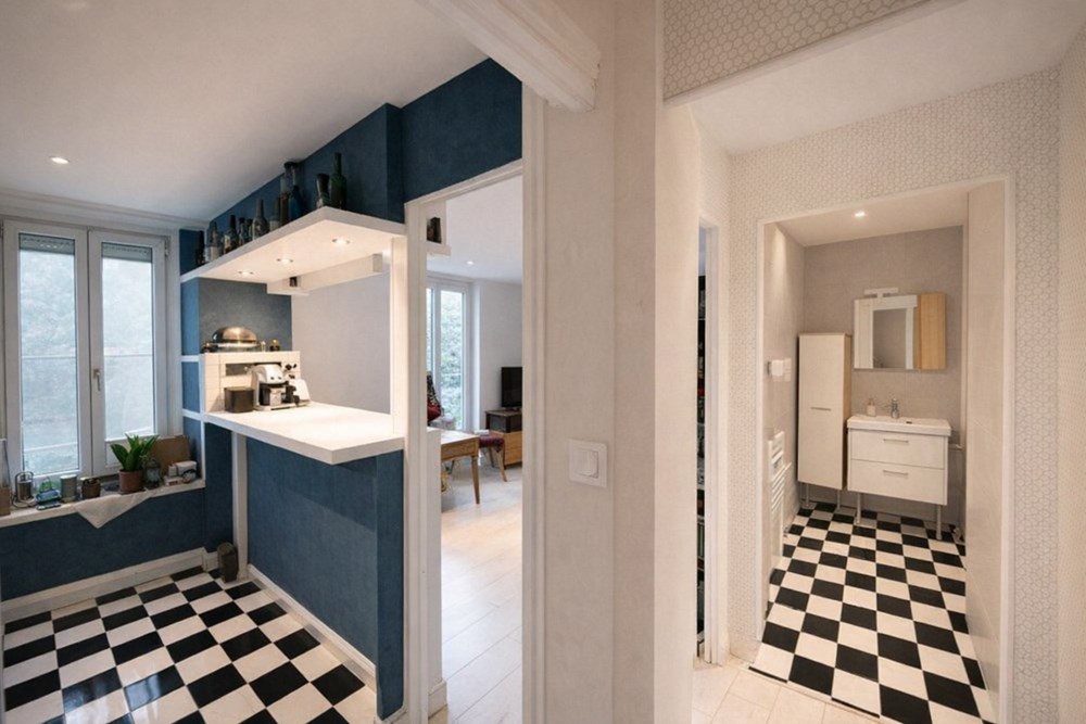 APPARTEMENT 55M² - DEUX CHAMBRES - DPE D - ST MICHEL - RARE - CAVE - PIECE DE VIE LUMINEUSE photo 3