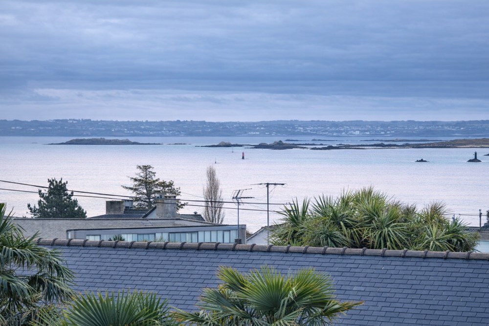 MAISON T7 DE 160M² SUR 1300 M² DE TERRAIN - ESPACE DE VIE TRIPLE - 5 CHAMBRES - VUE MER BAIE CARANTEC - DOMOTIQUE - RENOVATION 2018 - IDEAL FAMILLE - RARE photo 5