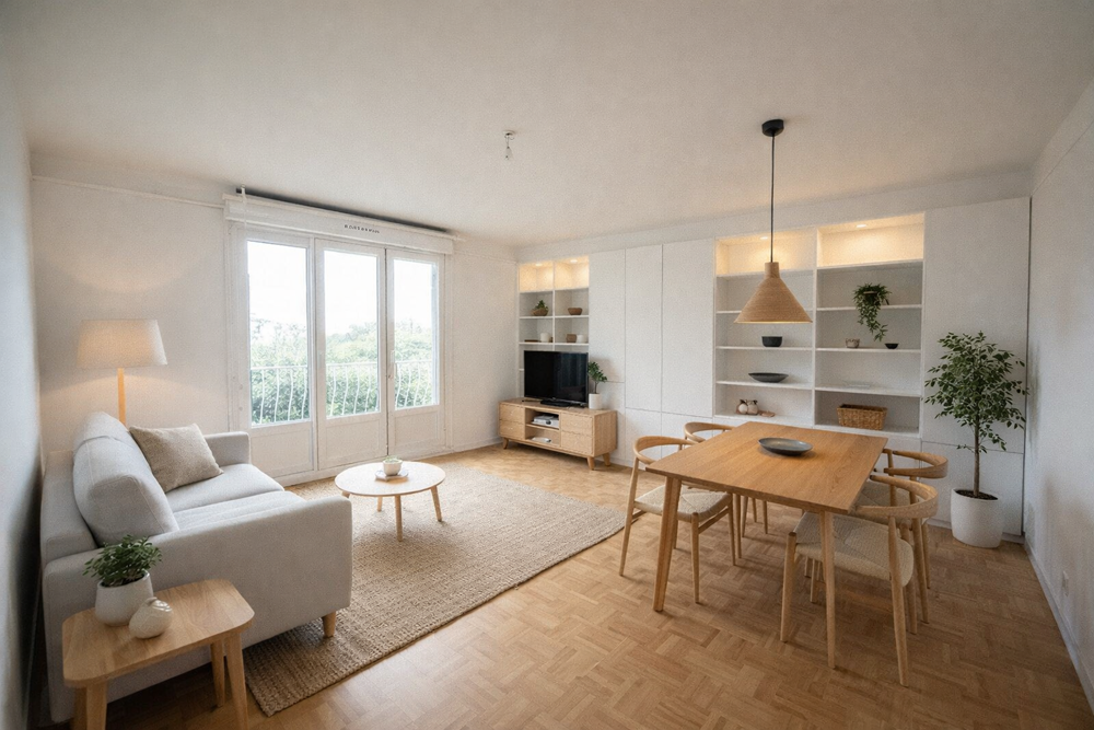 MAISON 95 M2 (142M2 UTILE) - 4 CHAMBRES - JARDIN AU CALME - EXPO SUD-OUEST - SOUS-SOL COMPLET - GARAGE - BEAU POTENTIEL photo 4