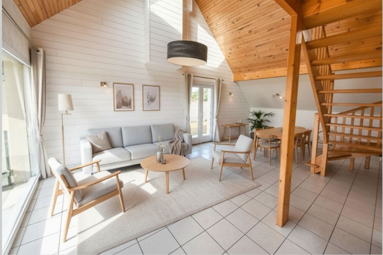 MAISON INDIVIDUELLE DE 1992 T6 - 2 CHAMBRES ET 2 MEZZANINES - PAS DE TRAVAUX SUR TERRAIN DE 1000M²