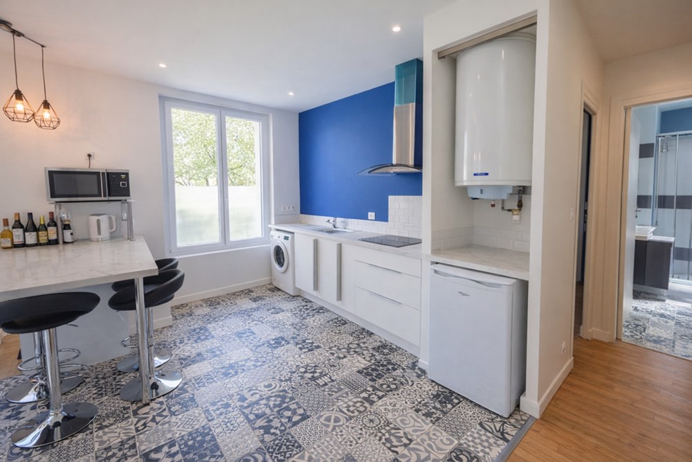 APPARTEMENT T2 51M² - 1 CHAMBRE - DALLE BETON - LOCATAIRE EN PLACE - CAVE - MEUBLE photo 4