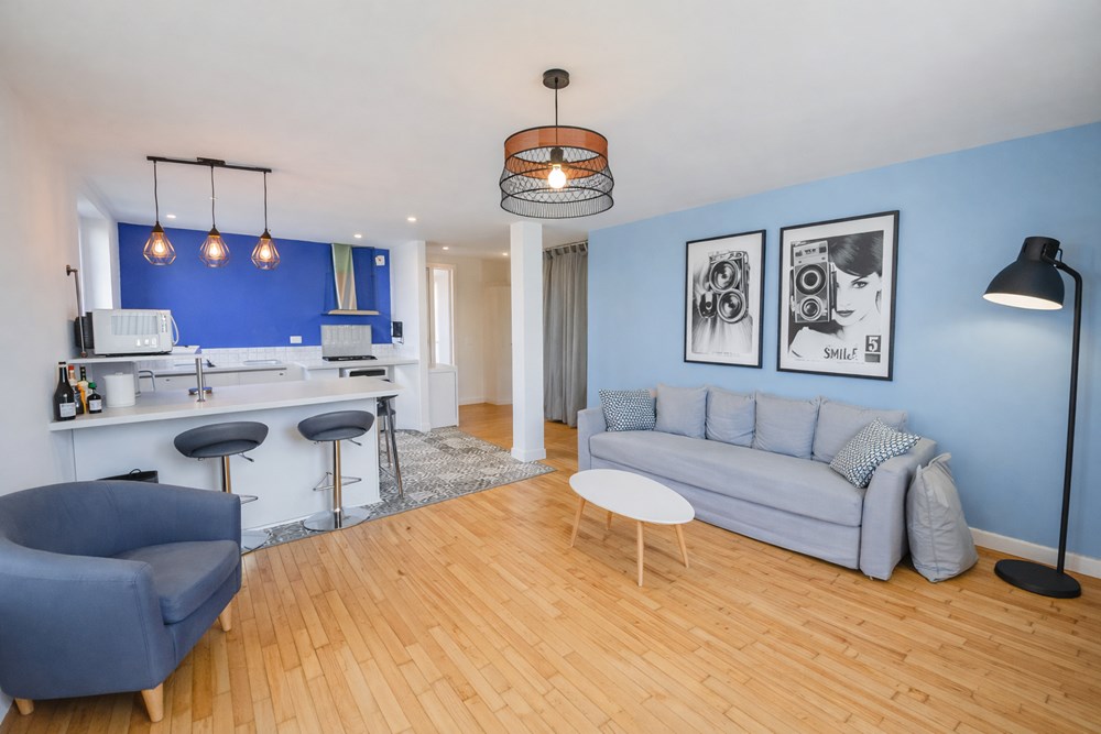 APPARTEMENT T2 51M² - 1 CHAMBRE - DALLE BETON - LOCATAIRE EN PLACE - CAVE - MEUBLE photo 3