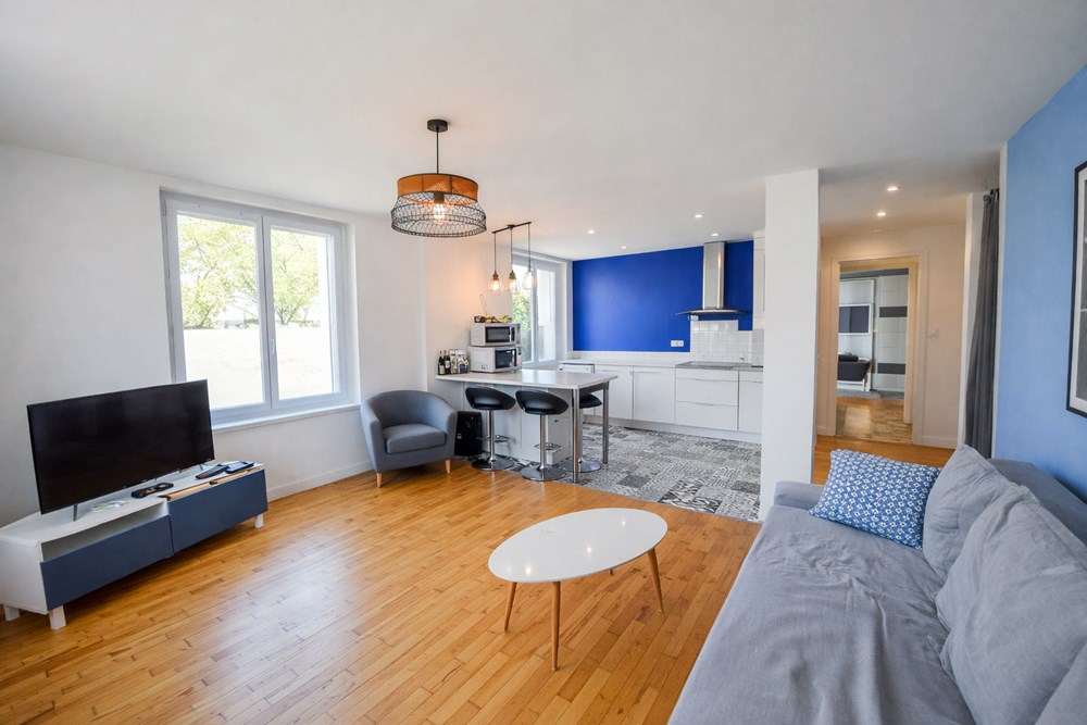 APPARTEMENT T2 51M² - 1 CHAMBRE - DALLE BETON - LOCATAIRE EN PLACE - CAVE - MEUBLE